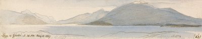 Lake Garda by Edward Lear